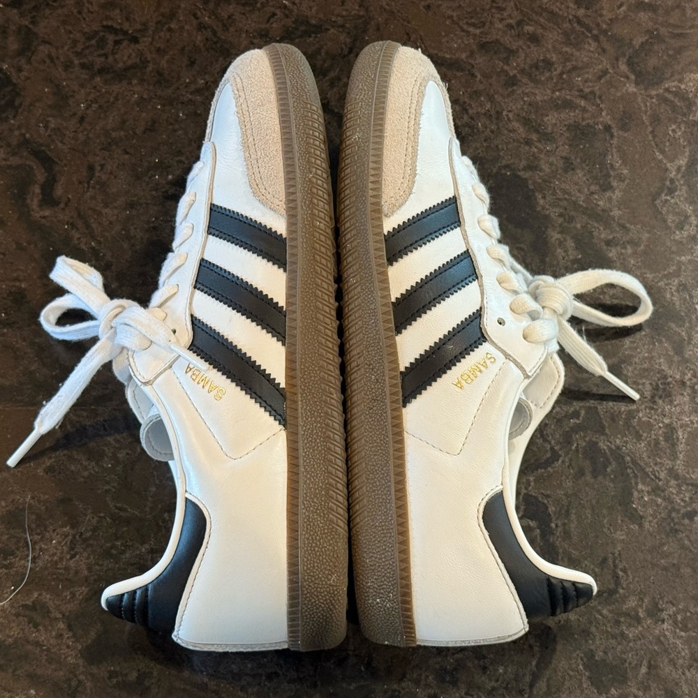 Adidas OG Sambas black white sneakers 7.5 - Picture 6 of 8